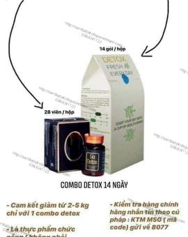 Trà Giảm Cân Go Detox - Detox Fresh Every Day Chính Hãng Matxi Corp